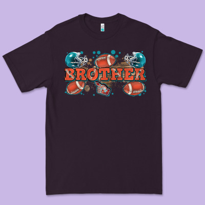 Brother American Football Premium Tee Designed By Zillion Design Studio