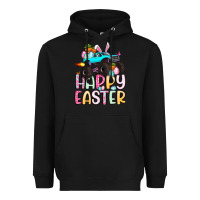 Black monster truck happy easter Heavyweight Hoodie - Artiststas