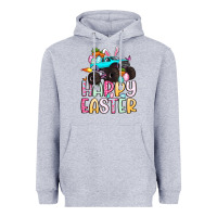 Heather Grey monster truck happy easter Heavyweight Hoodie - Artiststas