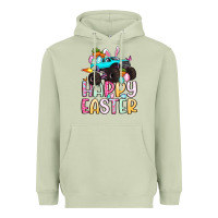 Matcha monster truck happy easter Heavyweight Hoodie - Artiststas