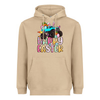 Mushroom monster truck happy easter Heavyweight Hoodie - Artiststas