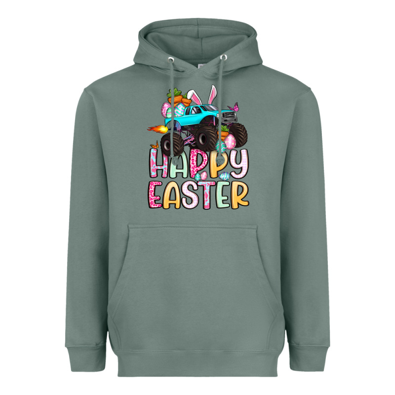Monster Truck Happy Easter Heavyweight Hoodie by Artiststas | Teevron