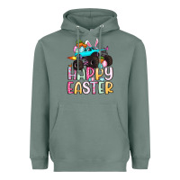 Sage monster truck happy easter Heavyweight Hoodie - Artiststas