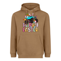 Toasted Coconut monster truck happy easter Heavyweight Hoodie - Artiststas