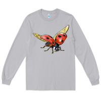 Moon Dust Ladybug Flying Long Sleeve Tee - LillyAllenDesigns