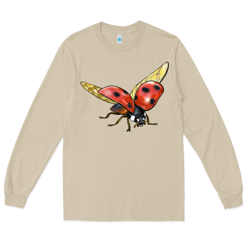 Ladybug Flying Long Sleeve Tee by LillyAllenDesigns | Teevron