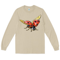 Mushroom Ladybug Flying Long Sleeve Tee - LillyAllenDesigns