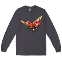 Smoke Ladybug Flying Long Sleeve Tee - LillyAllenDesigns