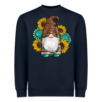 Navy western gnomes sunflowers gemstones leopard serape cowhide glitter Heavyweight Sweatshirt - Artiststas