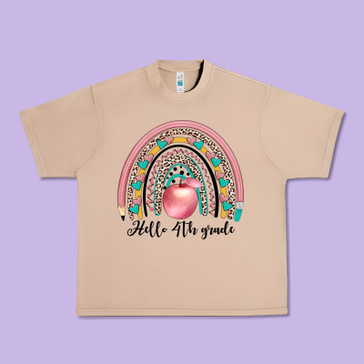 Hello 4th Grade Urban Heavy Tee Designed By Jahusdesignshop