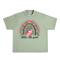 Oil Green hello 4th grade Urban Heavy Tee - JahusDesignShop