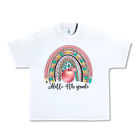 White hello 4th grade Urban Heavy Tee - JahusDesignShop