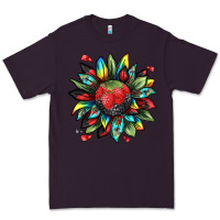 Plum berry sunflower Premium Tee - texasbilliewilder