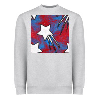 Heather Grey Glitter 4th Of July Seamless Pattern Heavyweight Sweatshirt - BundleAndBundleShop