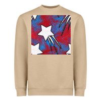 Mushroom Glitter 4th Of July Seamless Pattern Heavyweight Sweatshirt - BundleAndBundleShop