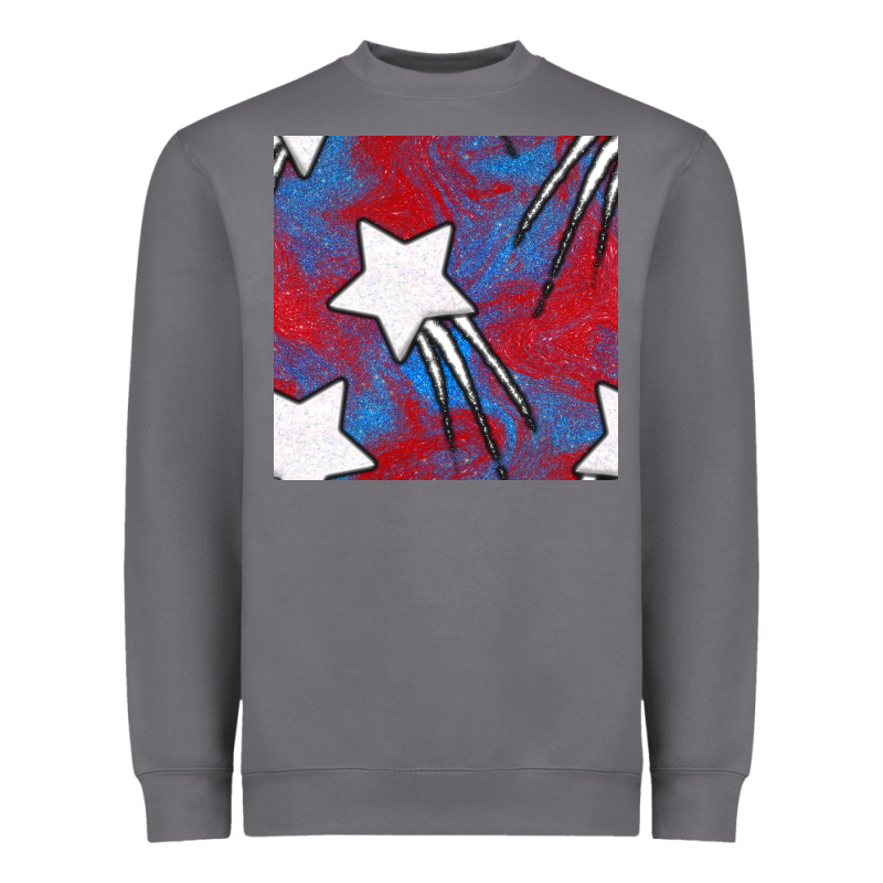 Glitter 4th Of July Seamless Pattern Heavyweight Sweatshirt by BundleAndBundleShop | Teevron