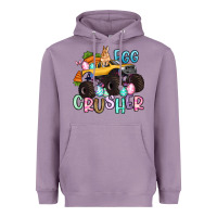 Lavender egg crusher monster truck easter Heavyweight Hoodie - Artiststas