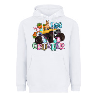 White egg crusher monster truck easter Heavyweight Hoodie - Artiststas