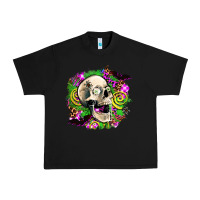 Black halloween skull Urban Heavy Tee - AdoDesignShop