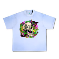 Grape Ice halloween skull Urban Heavy Tee - AdoDesignShop