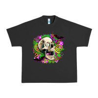 Pigment Black halloween skull Urban Heavy Tee - AdoDesignShop