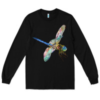 Black Dragon Fly Long Sleeve Tee - LillyAllenDesigns