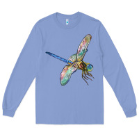 Colony Blue Dragon Fly Long Sleeve Tee - LillyAllenDesigns