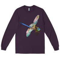 Plum Dragon Fly Long Sleeve Tee - LillyAllenDesigns