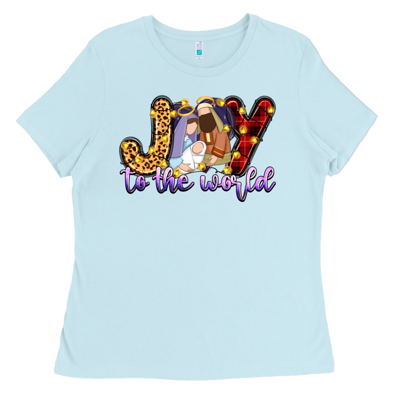 Joy To The World Ladies Tee by Zillion Design Studio | Teevron