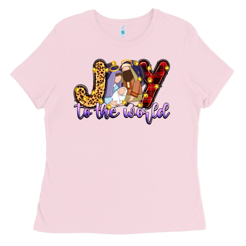 Joy To The World Ladies Tee by Zillion Design Studio | Teevron