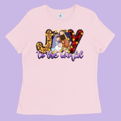 Joy To The World Ladies Tee Designed By Zillion Design Studio