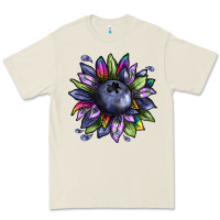 Bone blueberry sunflower Premium Tee - texasbilliewilder