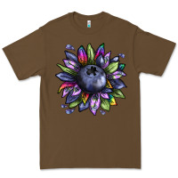 Cacao blueberry sunflower Premium Tee - texasbilliewilder
