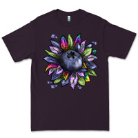 Plum blueberry sunflower Premium Tee - texasbilliewilder