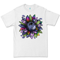 White blueberry sunflower Premium Tee - texasbilliewilder