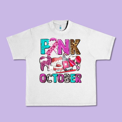 Pink October Urban Heavy Tee Designed By Adodesignshop