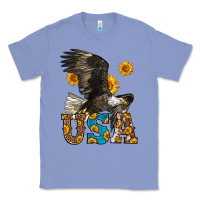 Colony Blue Western Usa Eagle Classic Tee - LillyAllenDesigns