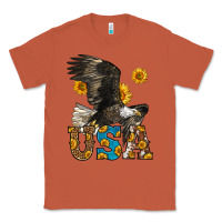 Copper Western Usa Eagle Classic Tee - LillyAllenDesigns