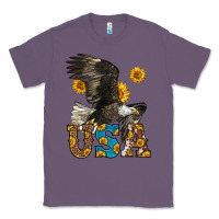 Lavender Western Usa Eagle Classic Tee - LillyAllenDesigns