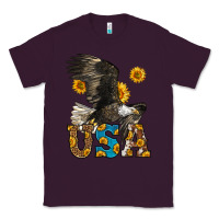 Plum Western Usa Eagle Classic Tee - LillyAllenDesigns