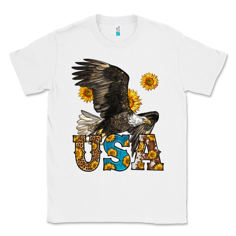 Western Usa Eagle Classic Tee by LillyAllenDesigns | Teevron