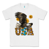 White Western Usa Eagle Classic Tee - LillyAllenDesigns