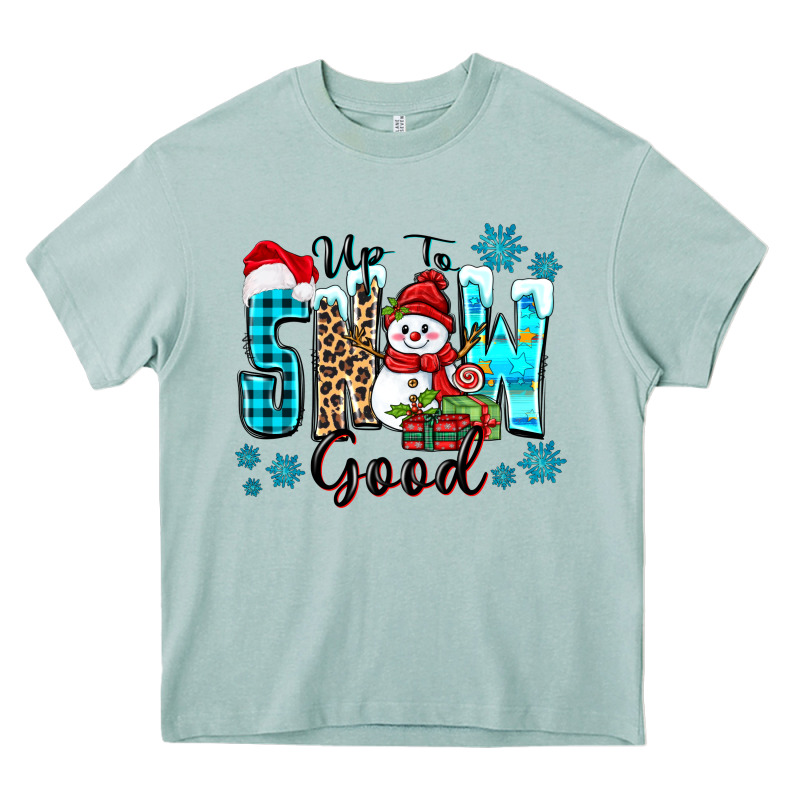Up To Snow Good Heavy Core Tee by Zillion Design Studio | Teevron