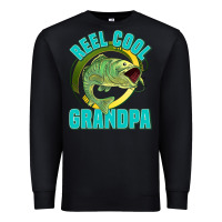 Black reel cool grandpa Premium Sweatshirt - Jasminsmagicworld