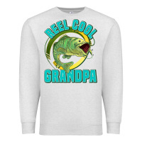 Oatmeal Heather reel cool grandpa Premium Sweatshirt - Jasminsmagicworld