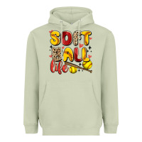 Matcha softball life Heavyweight Hoodie - Artiststas
