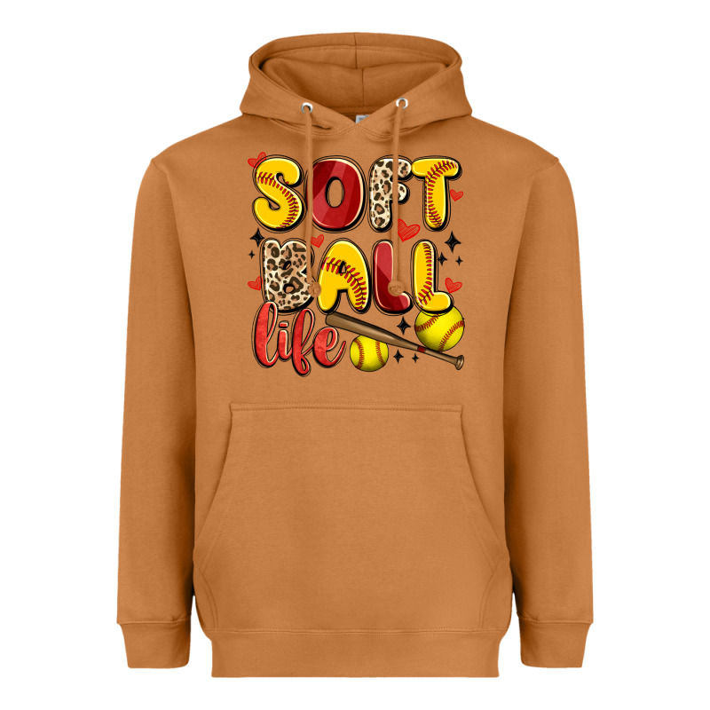 Softball Life Heavyweight Hoodie by Artiststas | Teevron