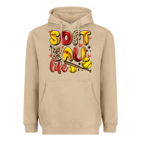 Mushroom softball life Heavyweight Hoodie - Artiststas