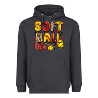 Smoke softball life Heavyweight Hoodie - Artiststas