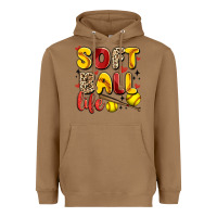 Toasted Coconut softball life Heavyweight Hoodie - Artiststas